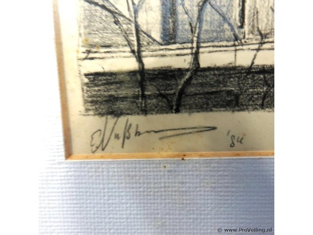 Tekening. gesigneerd - afbeelding 4 van  5