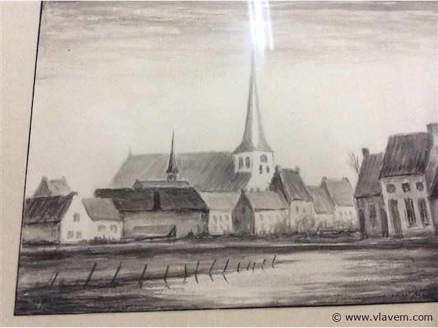 Tekening getekend b:37 h:31 - afbeelding 2 van  3