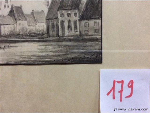 Tekening getekend b:37 h:31 - afbeelding 3 van  3