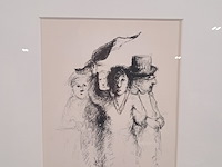 Tekening, han mes, afscheid - afbeelding 3 van  6