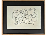 Tekening herman brood ‘wel onbekende’ - afbeelding 3 van  5