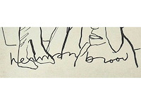 Tekening herman brood ‘wel onbekende’ - afbeelding 4 van  5