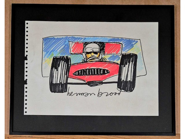 Tekening herman brood - afbeelding 2 van  3