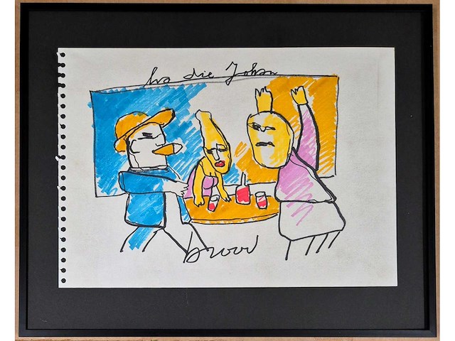 Tekening herman brood - afbeelding 2 van  4