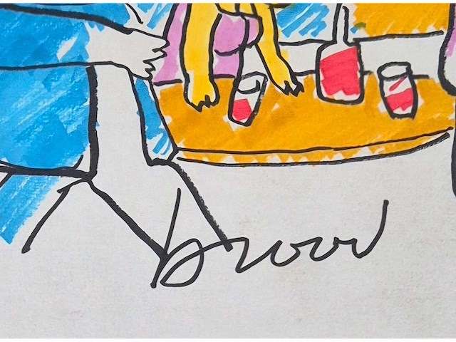 Tekening herman brood - afbeelding 3 van  4