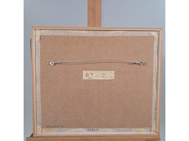 Tekening, h.g. wiersma, landschap, 1964 - afbeelding 5 van  6