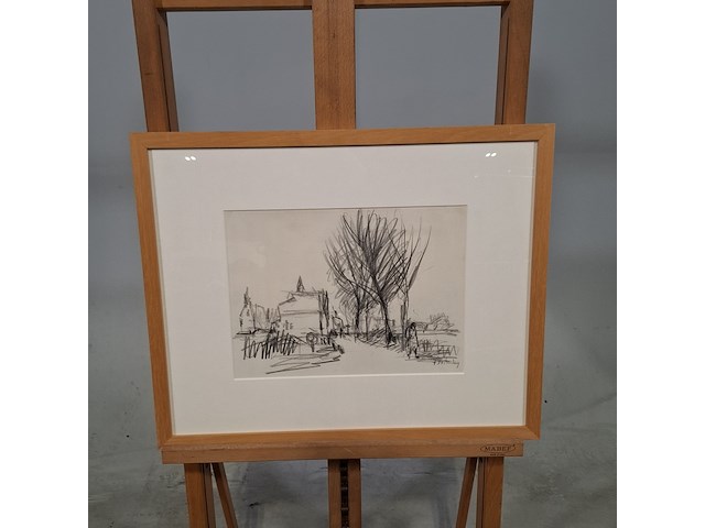 Tekening in lijst, a. fritschky - afbeelding 1 van  7