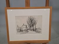 Tekening in lijst, a. fritschky - afbeelding 1 van  7