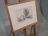Tekening in lijst, a. fritschky - afbeelding 2 van  7
