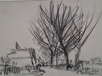 Tekening in lijst, a. fritschky - afbeelding 4 van  7