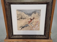 Tekening in lijst, gerbrand volger, diana, 1993 - afbeelding 1 van  7