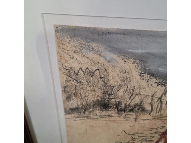 Tekening in lijst, gerbrand volger, diana, 1993 - afbeelding 4 van  7