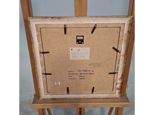 Tekening in lijst, gerbrand volger, diana, 1993 - afbeelding 6 van  7