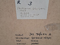 Tekening in lijst, gerbrand volger, diana, 1993 - afbeelding 7 van  7