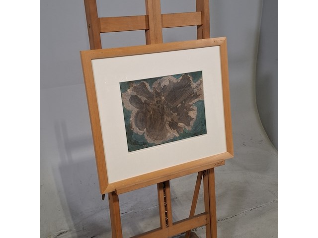 Tekening in lijst, jenny das, komeet, 1977 - afbeelding 2 van  8