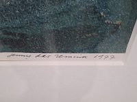 Tekening in lijst, jenny das, komeet, 1977 - afbeelding 5 van  8