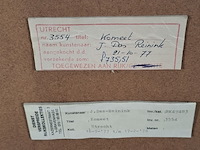 Tekening in lijst, jenny das, komeet, 1977 - afbeelding 8 van  8