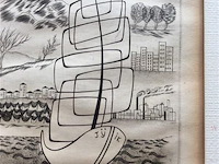 Tekening inkt a gastmans - afbeelding 2 van  3