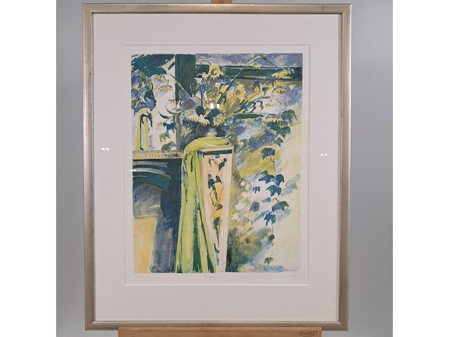 Tekening, j. van vreeswijk, cafe schlemmer iv, 1987 - afbeelding 1 van  8