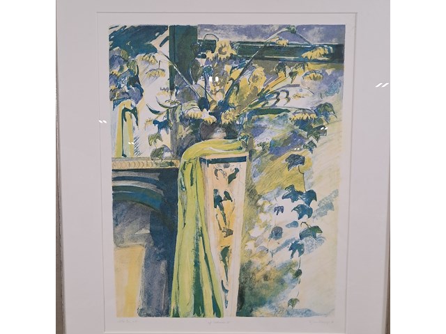 Tekening, j. van vreeswijk, cafe schlemmer iv, 1987 - afbeelding 3 van  8