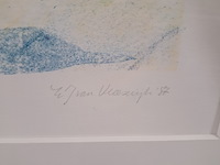 Tekening, j. van vreeswijk, cafe schlemmer iv, 1987 - afbeelding 4 van  8