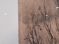 Tekening, johannes k. veerman, de boom, 1961 - afbeelding 5 van  9