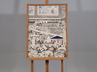 Tekening, koert jan muller, stilleven - afbeelding 1 van  8