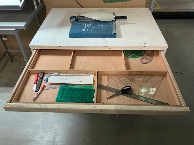 Tekening ladenkasten (2x) - afbeelding 2 van  3