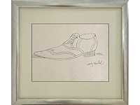 Tekening op papier andy warhol - afbeelding 2 van  3