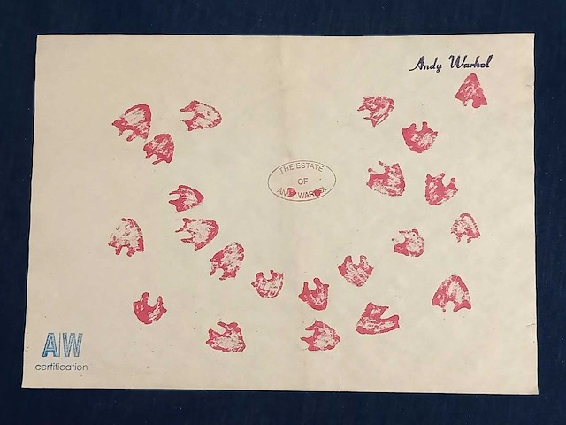 Tekening op papier andy warhol - afbeelding 3 van  5