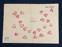 Tekening op papier andy warhol - afbeelding 3 van  5