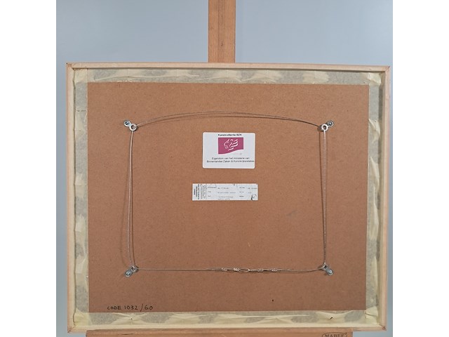 Tekening, t. beek, bloeiende oever, 1979 - afbeelding 6 van  7