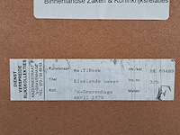 Tekening, t. beek, bloeiende oever, 1979 - afbeelding 7 van  7