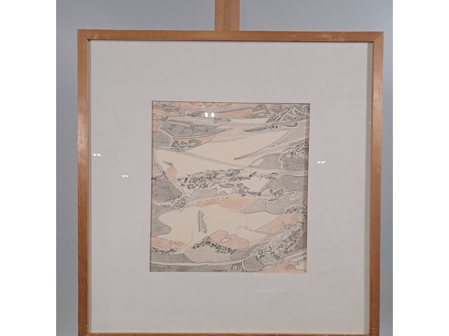 Tekening, t. beek, vallei, 1979 - afbeelding 2 van  8