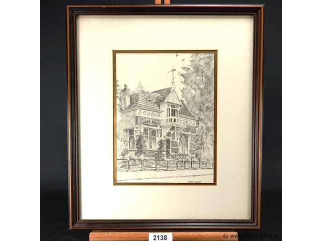 Tekening (zie beschrijving achterzijde) - afbeelding 1 van  5