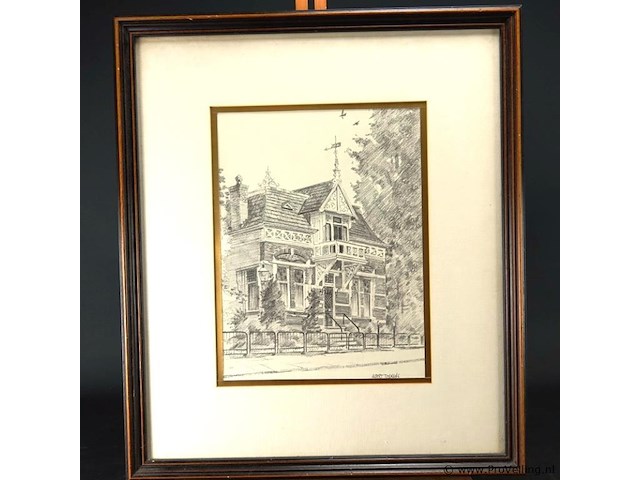 Tekening (zie beschrijving achterzijde) - afbeelding 2 van  5