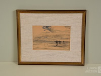 Tekening/aquarel ar. jamar (1870-1946) - afbeelding 1 van  5