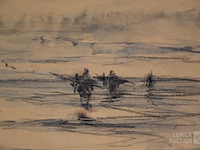 Tekening/aquarel ar. jamar (1870-1946) - afbeelding 4 van  5