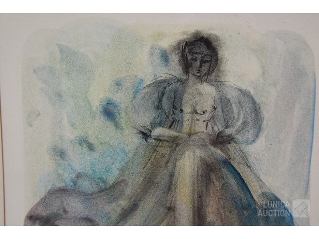 Tekening/aquarel - afbeelding 2 van  3