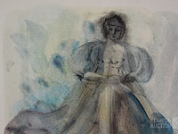 Tekening/aquarel - afbeelding 2 van  3