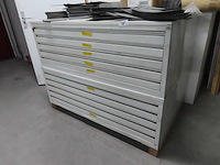 Tekenladekast met metaalvezel - afbeelding 1 van  15