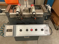 Tekna afkortcirkelzaagachine met aan-afvoerrollenbaan - afbeelding 3 van  7