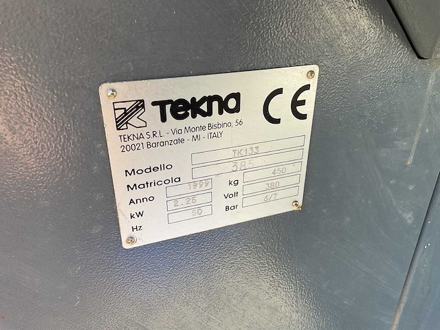 Tekna tk 133 bladzaagmachine - afbeelding 5 van  8