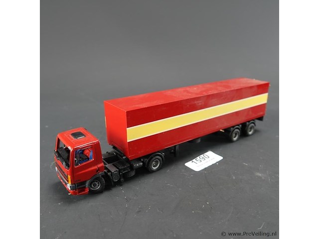Tekno die-cast schaalmodel van een daf 75vrachtwagen - afbeelding 1 van  4