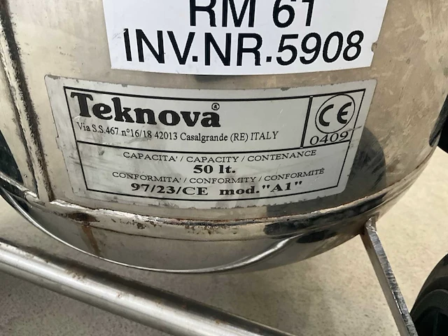 Teknova a1 rvs pneumatische drukspuit - afbeelding 5 van  5