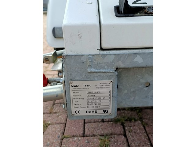 Tekstkar, led tra, tr-p10-350, 2020 - afbeelding 3 van  20
