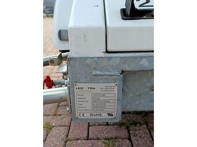 Tekstkar, led tra, tr-p10-350, 2020 - afbeelding 4 van  20