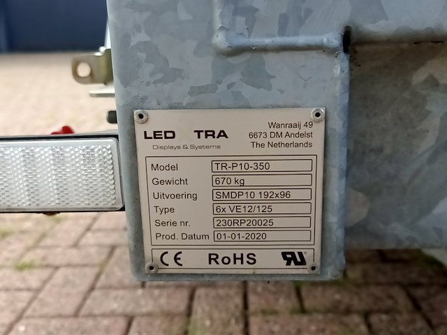 Tekstkar, led xtra, tr-p10-350, 2020 - afbeelding 2 van  23