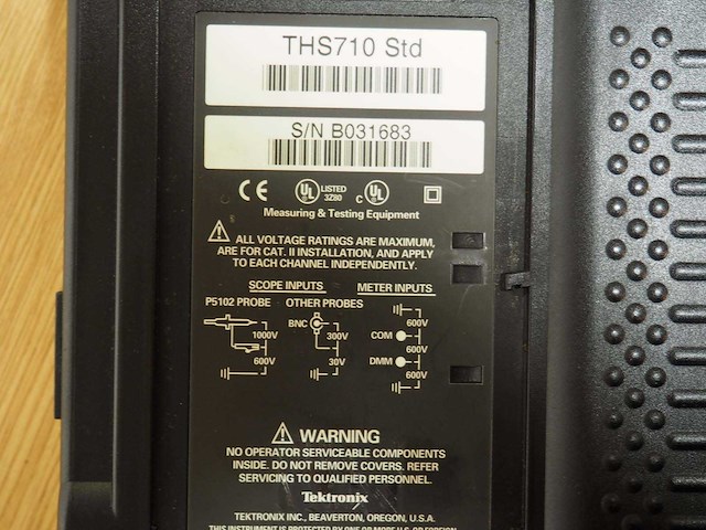 Tektronix - ths710 std - oscilloscope set - afbeelding 5 van  6