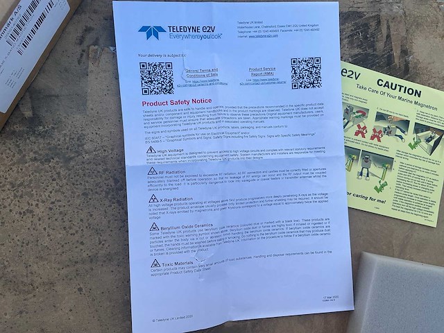 Teledyne e2v / furuno radarcomponent (2x) - afbeelding 5 van  8